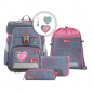 Preview: StepbyStep SPACE  Glitter Heart Schultaschen-Set