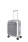 Mobile Preview: Travelite NEXT Aluminium Trolley S+ with front pocket silver