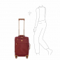 Preview: Bric´s X-Collection Trolley Iata 4 Rollen  Bordeaux