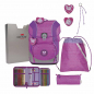 Preview: Schultaschenset ErgoFlex Tiny Purple Uni DER DIE DAS 5tlg