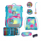 Preview: SCOUT Schultaschenset Neo Safety Light 5tlg Happy Rainbow