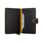 Preview: Secrid Miniwallet Matte Black & ochre