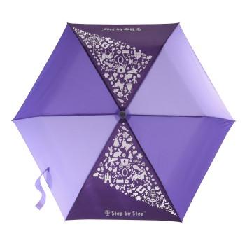 StepbyStep Umbrella Purple Magic Rain Effect