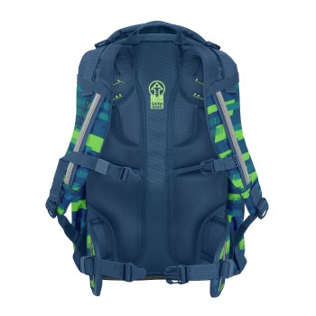 COOCAZOO Rucksack MATE lime stripe