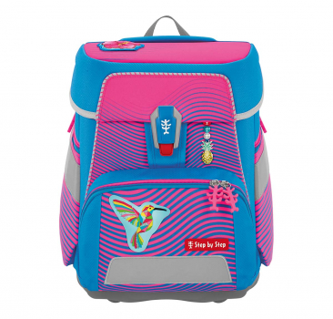 StepbyStep Space Neon Schultasche 5-tlg Set Kolibri Kaja