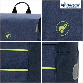 Andersen Scala Shopper Nelon blau