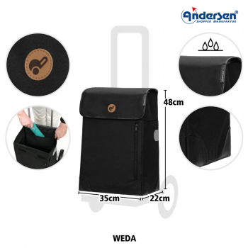 Andersen SCALA Shopper Weda black
