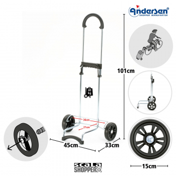 Andersen Scala Shopper Teda petrol