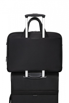 Samsonite PRO DLX 6 Bailhandle 17.3" Exp Black