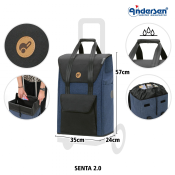 Andersen Royal Shopper Senta 2.0 blau