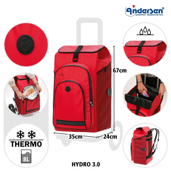 Andersen Royal Shopper Hydro 3.0 rot