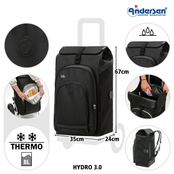 Andersen Royal Shopper Hydro 3.0 schwarz