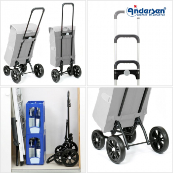 Andersen Quattro Shopper Erbo Black