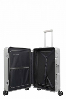 Travelite NEXT 4w Trolley M Silber 2025