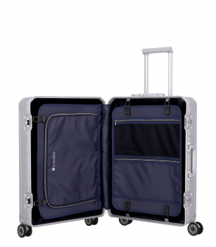 Travelite NEXT Aluminium Trolley M Silber