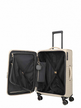 Travelite BARBARA STEPP  4w Trolley M  Satin Nude