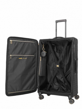 Travelite Barbara Stepp 4w Trolley L black