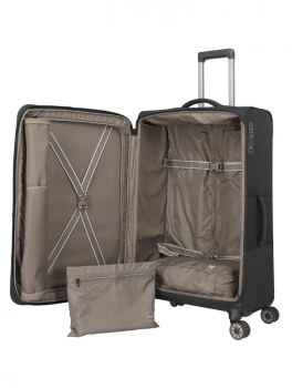 Travelite CROSSLITE 4w Trolley XL schwarz