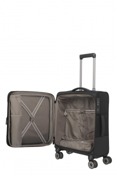 Travelite CROSSLITE Trolley 4w exp. black