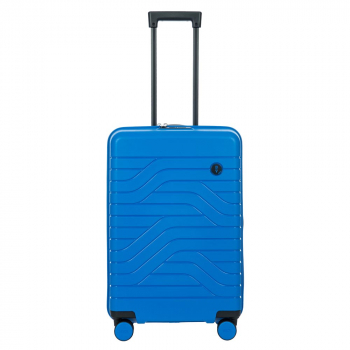 Brics Ulisse Trolley 4R M Exp 65 cm Blu elletri