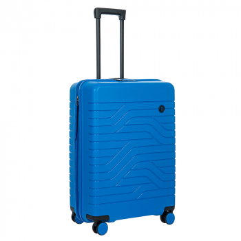 Brics Ulisse Trolley 4R  Exp 71 cm Blue elettri