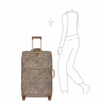 Bric´s X-Collection Trolley  4Rollen 77cm Wool Nut