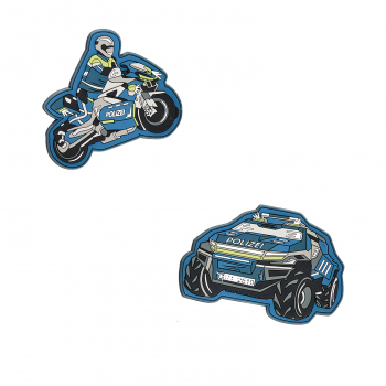 Wechselbuttons Blue Speed DER DIE DAS 2tlg