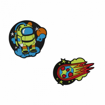 Schultaschenset ErgoFlex Light Neon Craz DER DIE DAS 5tlg