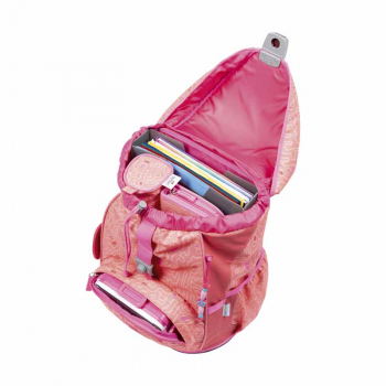 Schultaschenset ErgoFlex LightSuperflash DER DIE DAS 5tlg Coral