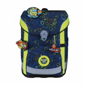 Schultaschenset ErgoFlex Easy Neon Crazy DER DIE DAS 5tlg