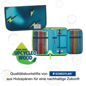 DER DIE DAS Schultaschenset ErgoFlex Superlight 5tlg Magic Light