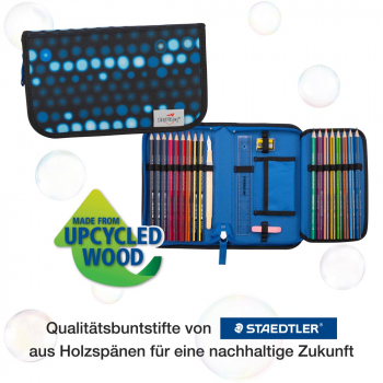 DER DIE DAS Schultaschenset ErgoFlex Tiny Superflash 5tlg Blue Robot