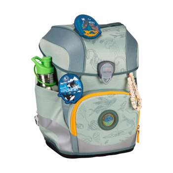 DER DIE DAS Schultaschenset ErgoFlex Tiny Eco 5tlg Grey Planet