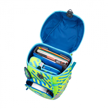 DER DIE DAS Schultaschenset ErgoFlex Tiny Neon 5tlg Monster