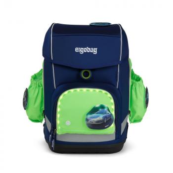 ergobag Fluo LED Seitentaschen Zip-SetGrün