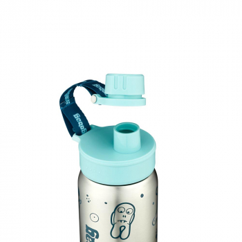 ergobag Edelstahl Trinkflasche Petrol