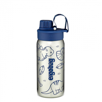 ergobag Edelstahl Trinkflasche Blau