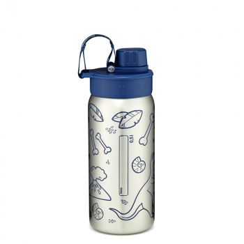 ergobag Edelstahl Trinkflasche Blau