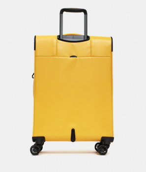 Mandarina Duck ECO Coated Trolley Medium EXP Duck Yellow