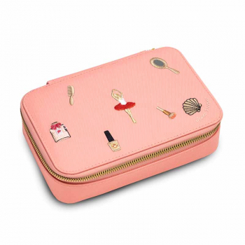 Jeune Premier Pencil Box Filled Jewellery Box Pink