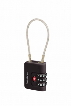 Samsonite TA REVOLUTION Cablelock 3 Dial TSA black