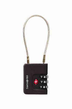 Samsonite TA REVOLUTION Cablelock 3 Dial TSA black