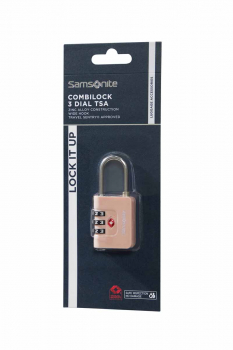 Samsonite TA REVOLUTION Combilock 3 Dial TSA rose
