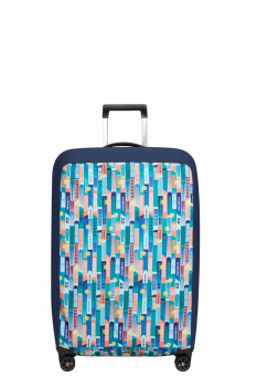 Samsonite TA Revolution Foldable Lug. Cover L City Prnt