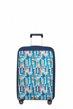 Samsonite foldable luggage cover M city print