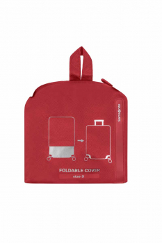 Samsonite foldable luggage cover S red