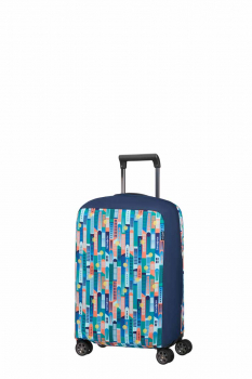 Samsonite foldable luggage cover S city print