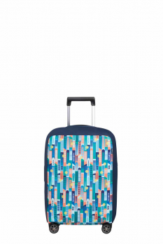 Samsonite foldable luggage cover S city print