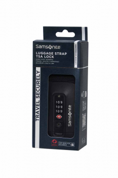 Samsonite TA REVOLUTION Luggage Strap TSA Lock black