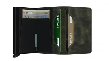 Secrid Slimwallet Vintage Olive Black